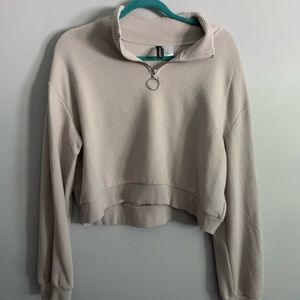 Cropped H&M Quarter-Zip